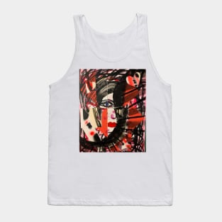 Portrait of a Broken Woman Tank Top